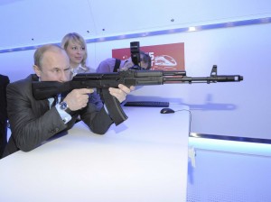 Putin macht Politik. Hier nimmt er gerade die Opposition unter Beschuss.